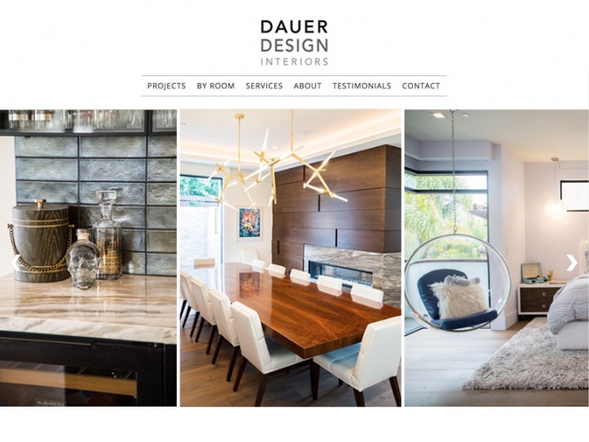 DAUER DESIGN INTERIORS<br>Web Design | Culver City, CA