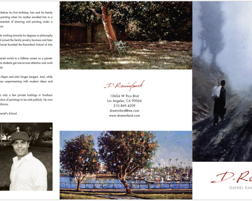 Daniel Raminfard Brochure <p> Fine Artist, Los Angeles, CA