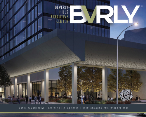 The BVRLY <p> Executive Suite Brochure