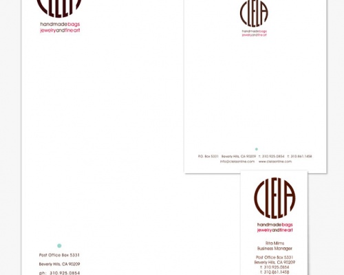 CLELA ACCESSORY DESIGN<p> Identity + Print Design | Los Angeles